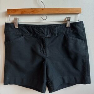 Ann Taylor High Waist Black Shorts